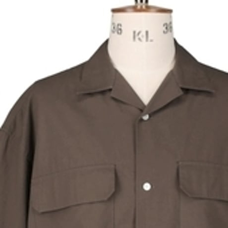 ORCIVAL(オーチバル) OPEN COLLAR PK DETAIL S/S SHIRT オープンカラーポケットディティールショートスリーブシャツ メンズ トップス [OR-B0455IMB]
