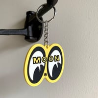 MOONEYES アイシェイプキーリング(MKR026)  アメリカン雑貨●ラバー キーホルダー