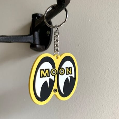 MOONEYES アイシェイプキーリング(MKR026)  アメリカン雑貨●ラバー キーホルダー
