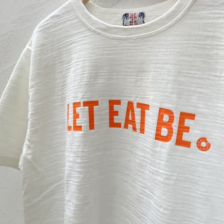【メンズ】u.m.i sunrise ( ユーエムアイサンライズ) スラブ生地　半袖Tシャツ LET IT BE Y-1098D