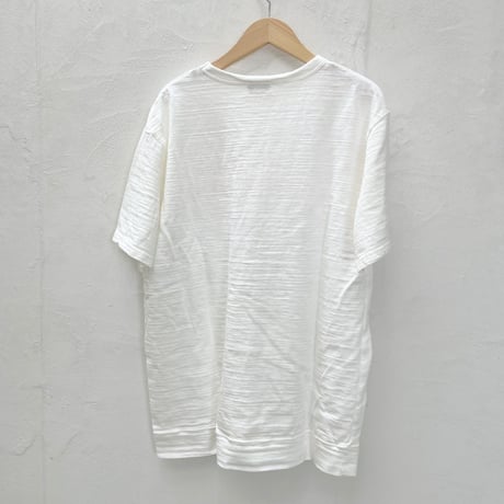 【メンズ】u.m.i sunrise ( ユーエムアイサンライズ) スラブ生地　半袖Tシャツ LET IT BE Y-1098D