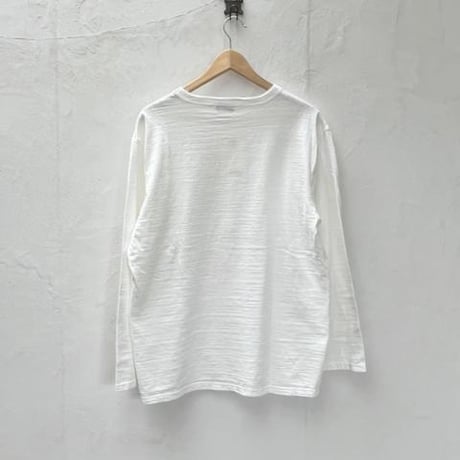 u.m.i sunrise ( ユーエムアイサンライズ) スラブ コットン　長袖 ポケットTシャツ Y-1035B