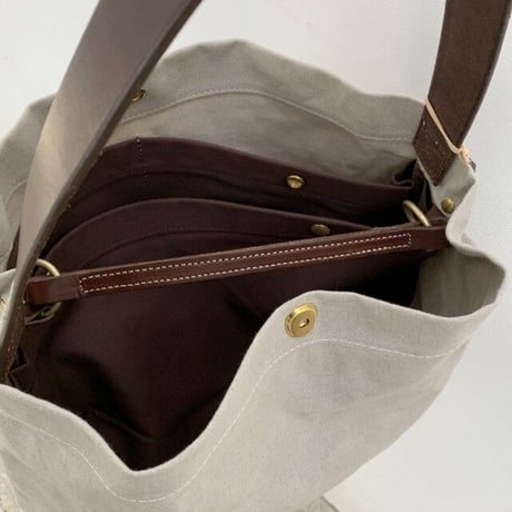 MARINEDAY（マリンデイ）麻帆布　ショルダーバッグ「ミニフィッシュ」 [MINI FISH LINEN]