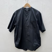【メンズ】Gymphlex（ジムフレックス）半袖バンドカラーシャツ GY-B0156 STB