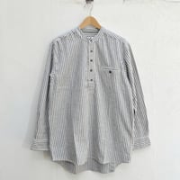 【メンズ】LEE VALLEY（リーバレー）コットンフランネル　グランドファーザーシャツ プルオーバー 　長袖 スタンドカラー　VCV