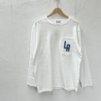 u.m.i sunrise ( ユーエムアイサンライズ) スラブ コットン　長袖 ポケットTシャツ Y-1035B