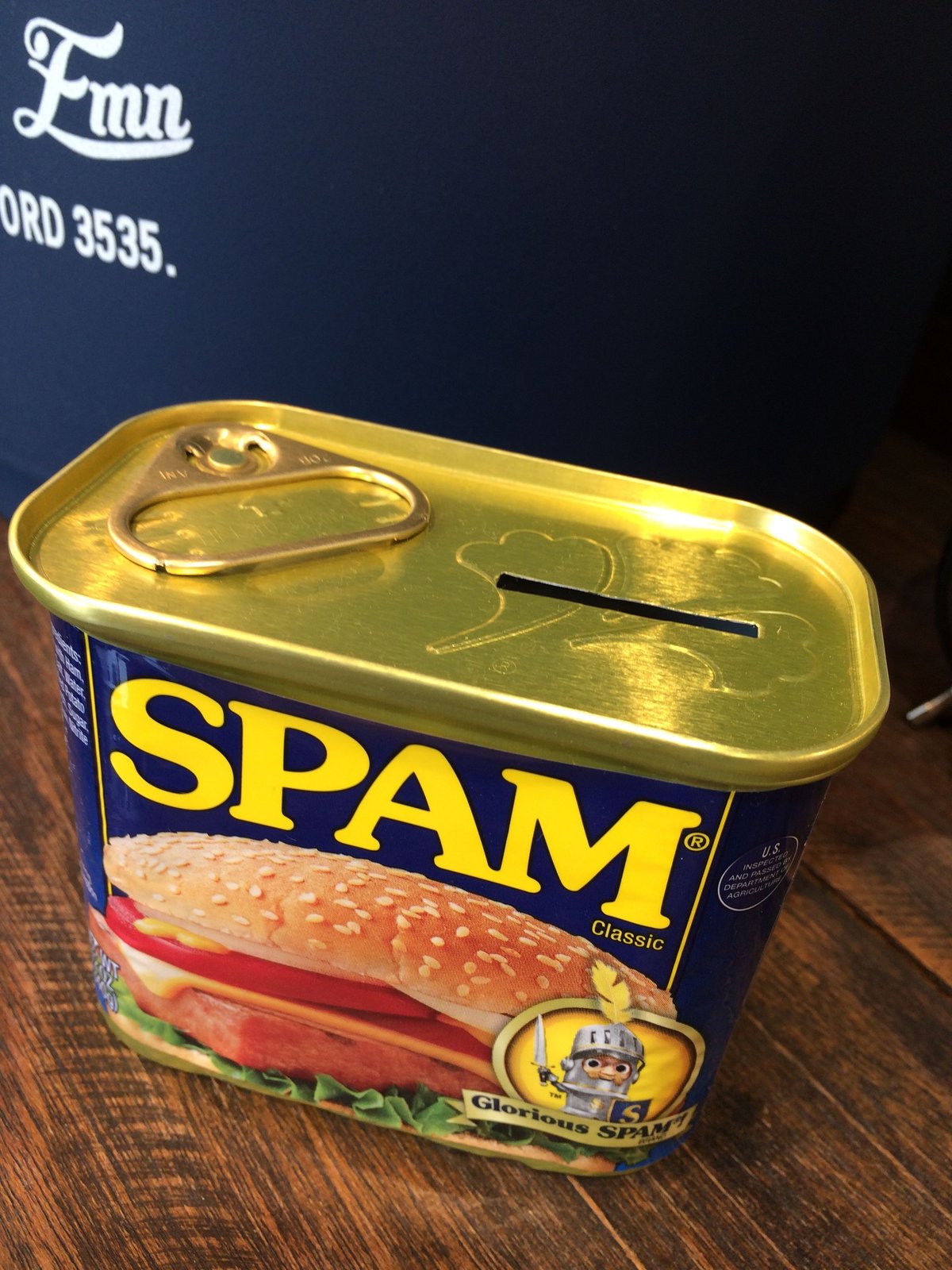 SPAM缶の貯金箱 | MOUNT BLUE