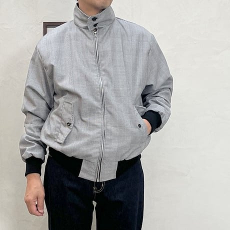 【メンズ】U.K MADE　グレンチェック　ハリントンジャケット　HARRINGTON