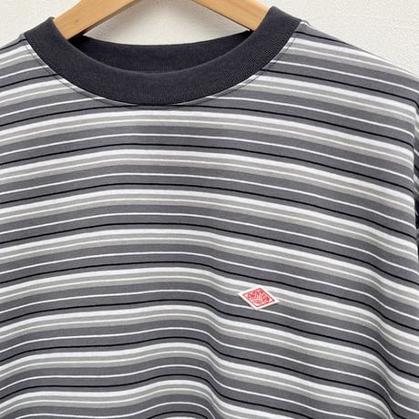 【メンズ】DANTON ダントン　長袖　クルーネック　Tシャツ　ボーダー　カットソー　DT-C0200TCB