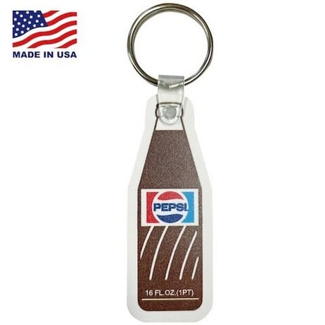 PEPSI /ペプシ ラバーキーチェーン　PEPSI COLA RUBBER KEYCHAIN　0005384