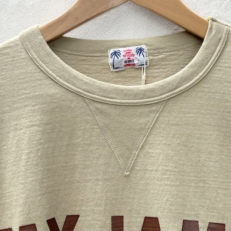u.m.i sunrise ( ユーエムアイサンライズ) 22Gリサイクルコットン　ガゼット長袖Tシャツ Y-1040B