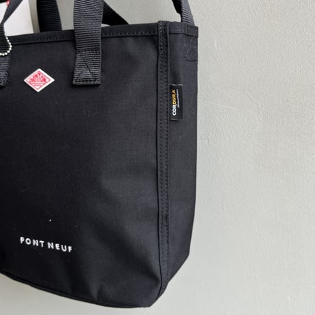 DANTON　2way コーデュラ スクエア トート バッグ ショルダー ポン ヌフ PONT NEUF　ブラック　 ダントン レディース メンズ 女性 男性 ユニセックス