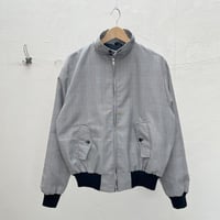 【メンズ】U.K MADE　グレンチェック　ハリントンジャケット　HARRINGTON