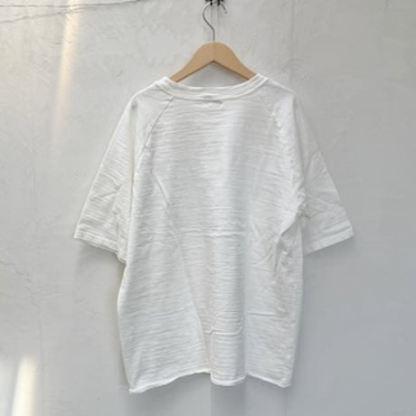 u.m.i sunrise ( ユーエムアイサンライズ) 裾カーリング　スラブ 半袖Tシャツ 405SanDiego　Y-1101B