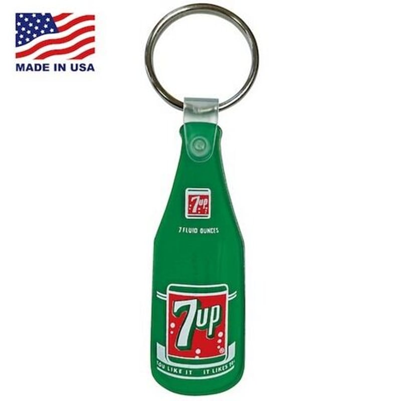 7up /セブンアップ ラバーキーチェーン 7up RUBBER KEYCHAIN 00053