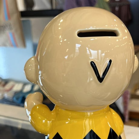 チャーリーブラウン貯金箱　SNOOPY  / PEANUTS/チャーリーブラウン立体コインバンク　SPY-529