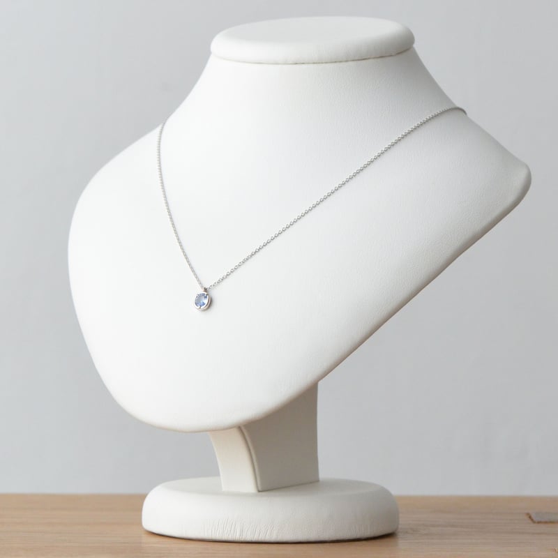 サファイアネックレス・水色|SV|SNN-094-1 | KAZOKU JEWELLERY サファイアネックレス・水色|SV|SNN-094-1 | KAZOKU JEWELLERY