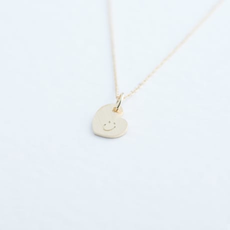 ニコマークハート型ネックレス｜K10YG｜KATACHI Necklace｜KATACHI-NEC-B