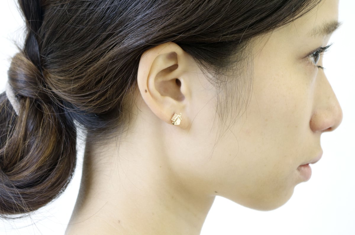 Preek プリーク イウエンマトフ フリンジ ピアス（片耳用）美品 Preek プリーク イウエンマトフ フリンジ ピアス（片耳用）美品