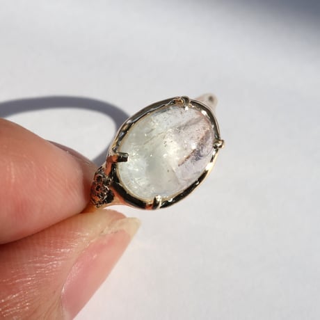 moss ring モルガナイトアクアマリン