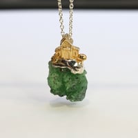 "roca pierce gold" パイライトwithツァボライト
