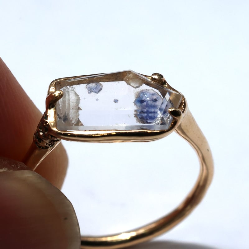 moss ring フローライトインクォーツ | Fillyjonk ONLINE STORE