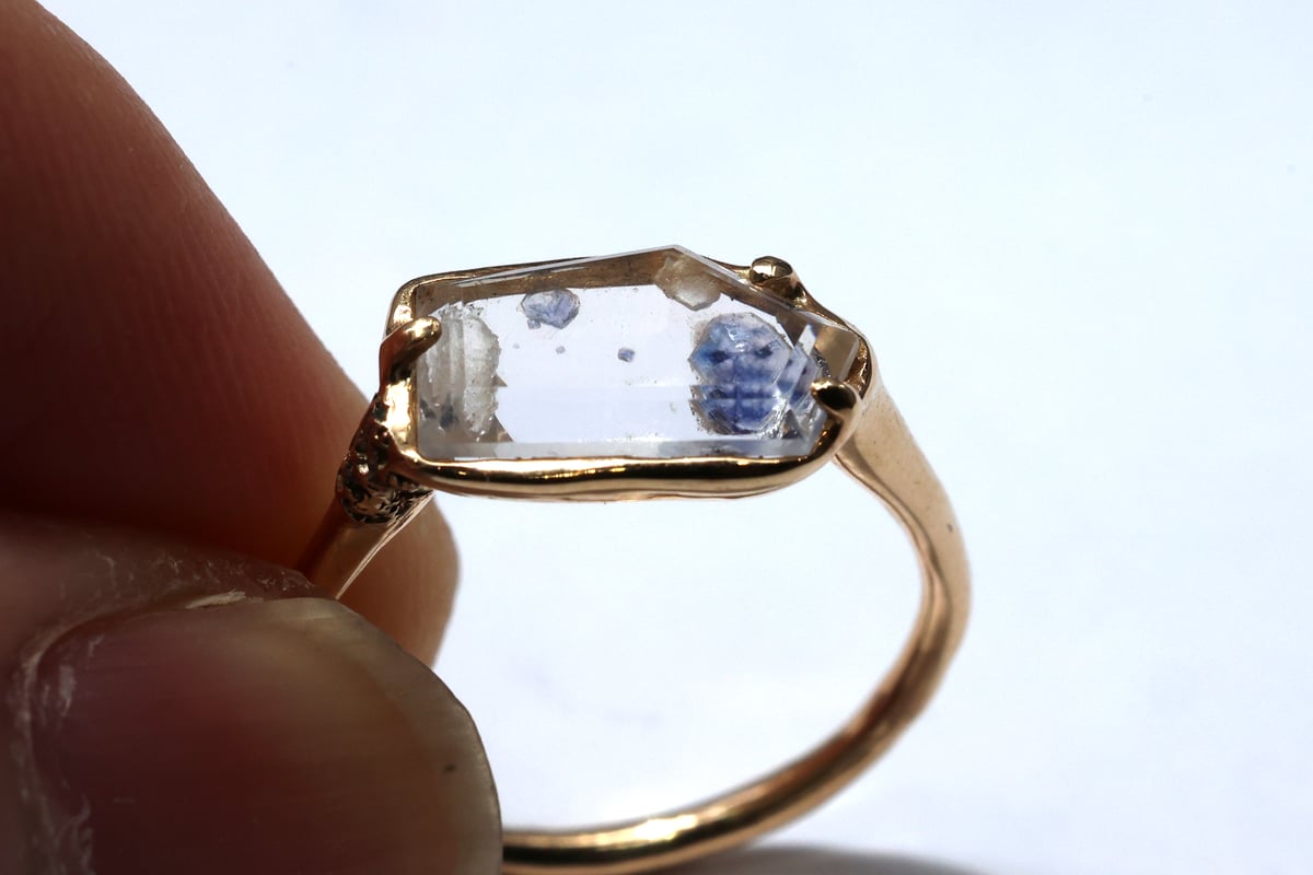 moss ring フローライトインクォーツ | Fillyjonk ONLINE STORE