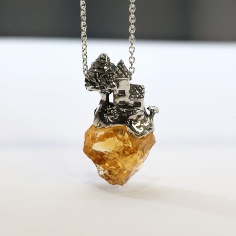 "roca necklace sv" シトリン