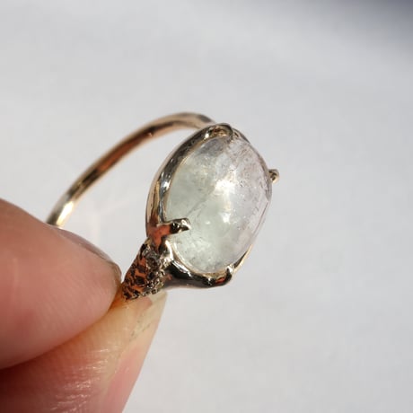 moss ring モルガナイトアクアマリン