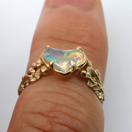 wreath ring ウォーターオパール