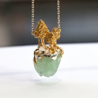 "roca necklace gold" アポフィライト