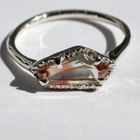 MIL ring sv オレゴンサンストーン