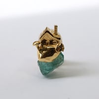 "roca earring gold" アパタイト