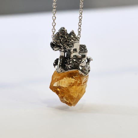 "roca necklace sv" シトリン