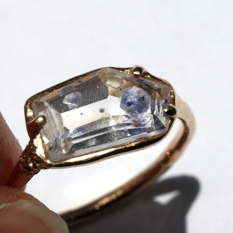 moss ring フローライトインクォーツ | Fillyjonk ONLINE STORE