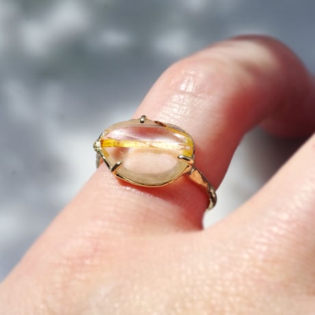 moss ring リモナイトイントパーズ