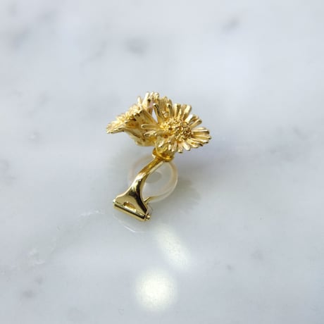 "Harujion earring" 7分咲き gold