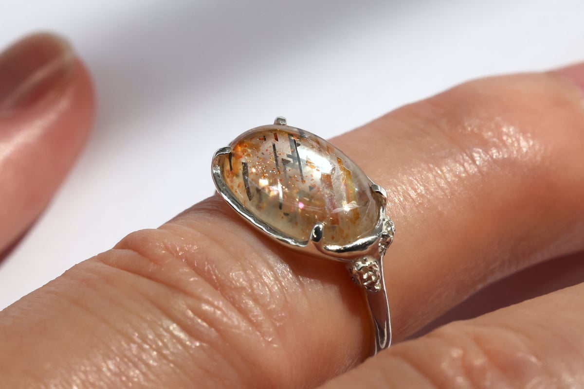 moss ring sv レインボーラティスサンストーン | Fillyjonk ONLINE