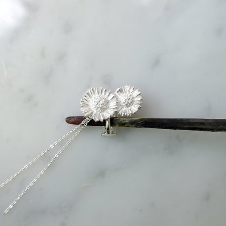 "Harujion earring" 12分咲き wh