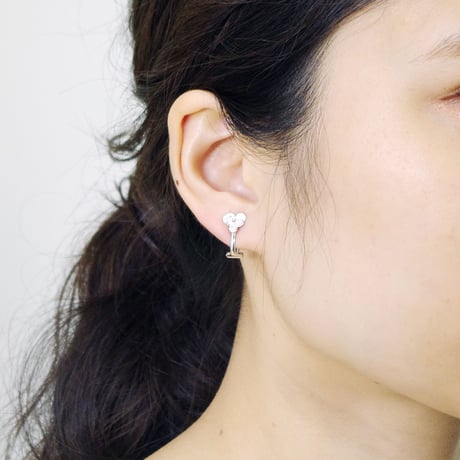 "pansy earring" wh 1花