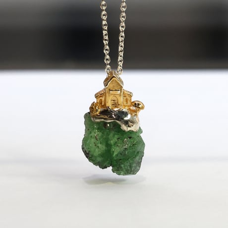 "roca pierce gold" パイライトwithツァボライト