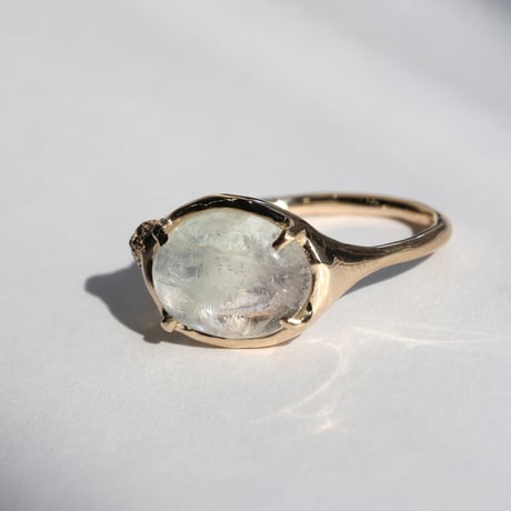 moss ring モルガナイトアクアマリン