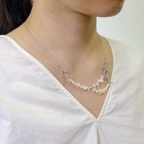 "Rice flower necklace" large