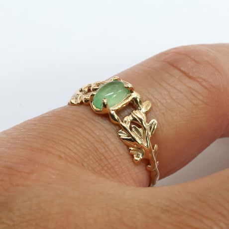 wreath ring コーネルピンキャッツアイ