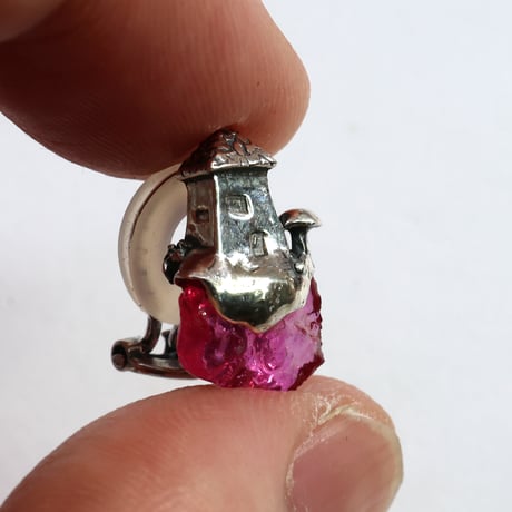 "roca earring sv" ルビー
