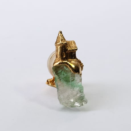 "roca earring gold"  コロンビアフローライト