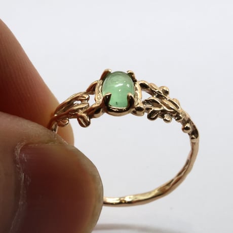 wreath ring コーネルピンキャッツアイ