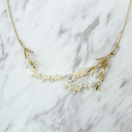 "Rice flower necklace" large