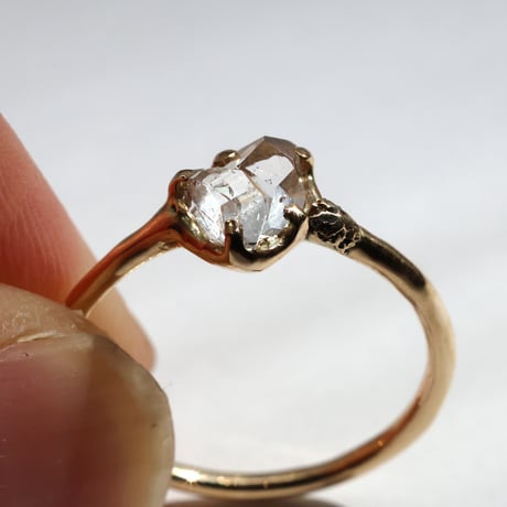 moss ring ハーキマークォーツ