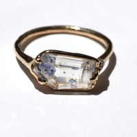 moss ring フローライトインクォーツ
